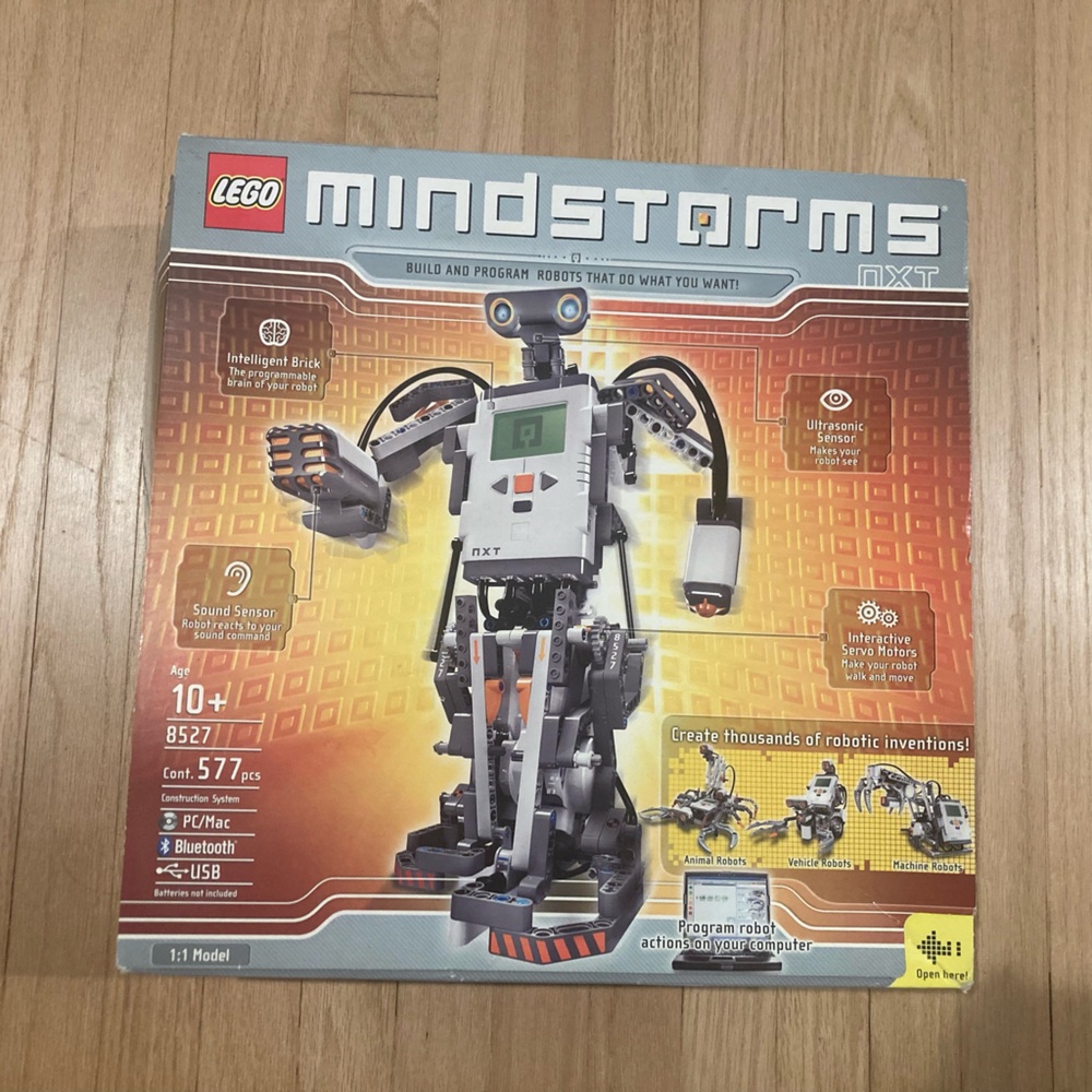 LEGO Mindstorms Original NXT 8527 Robotics Set Working Controller Near Complete
